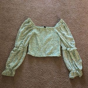 Wild Fable Green Floral shirt